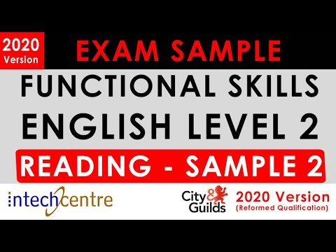 Functional Skills English Level 2 - WRITING Exam Sample (City & Guilds  Reformed Exam 2020)